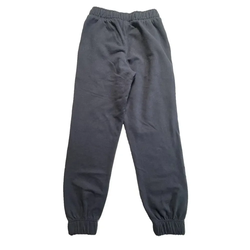 Gymboree Girls Jogger Sweatpants Navy Blue Size 7 Ruffle Pocket Cotton Blend